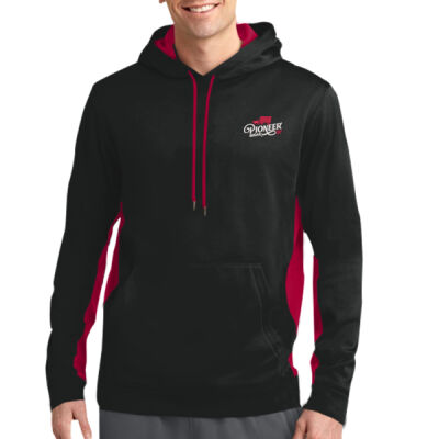 ST235 Sport Wick ® Fleece Colorblock Hooded Pullover Thumbnail