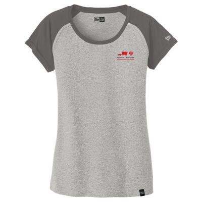 LNEA107  New Era® Women's Heritage Blend Varsity Tee Thumbnail