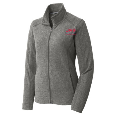 L235  Port Authority® Women's Heather Microfleece Full-Zip Jacket Thumbnail