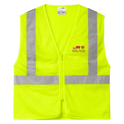 CSV101  CornerStone® ANSI 107 Class 2 Economy Mesh Zippered Vest Thumbnail